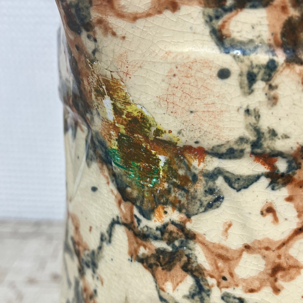 Spongware stoneware pitcher - Picture 9 of 9